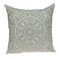 Nassau Collection Damask Square Cotton Throw Pillow - 22" - Beige